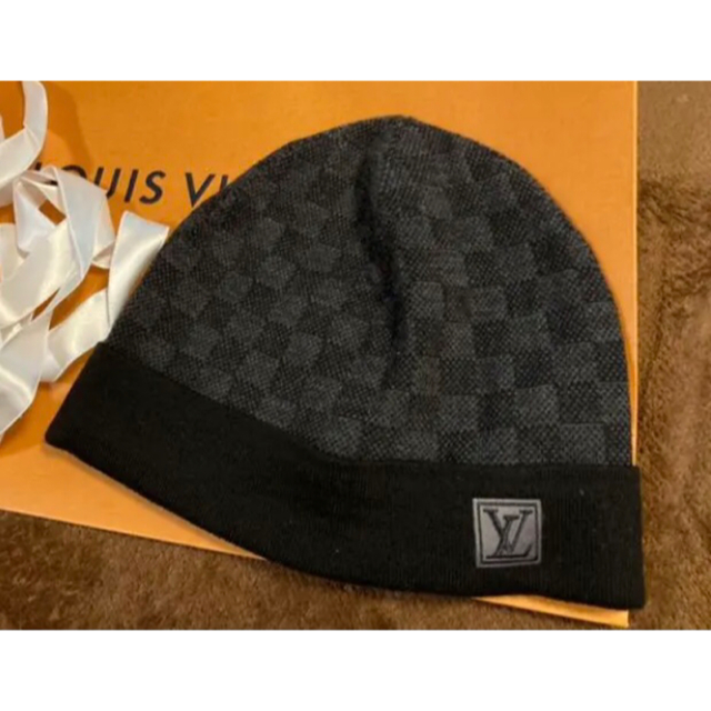 美品 Louis Vuitton ルイヴィトン ニットキャップ ダミエ 【全品送料