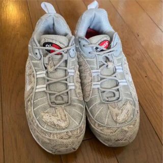 シュプリーム(Supreme)のairmax98 スネークスキン　supreme コラボ(スニーカー)