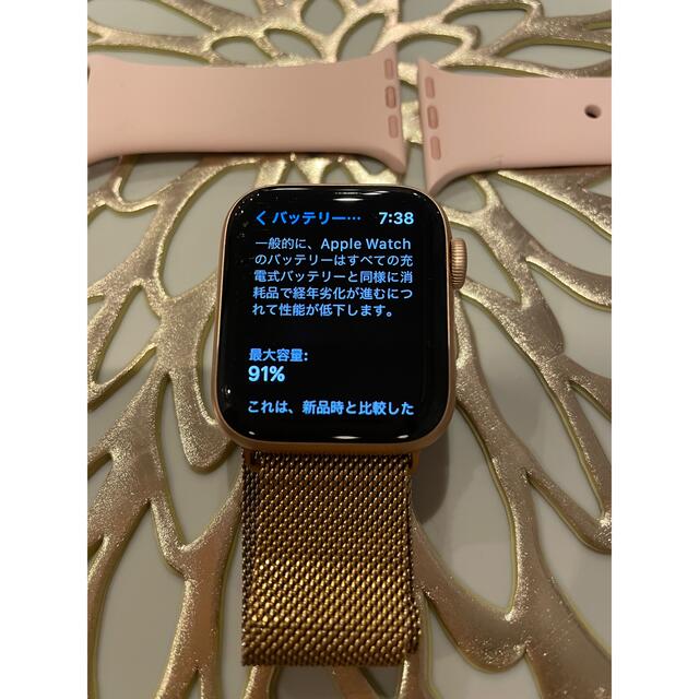 Apple Watch(アップルウォッチ)のお値下げ AppleWatch series6 40mm GPS レディースのファッション小物(腕時計)の商品写真