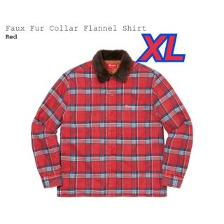 シュプリーム(Supreme)のSupreme Faux Fur Collar Flannel Shirt(シャツ)