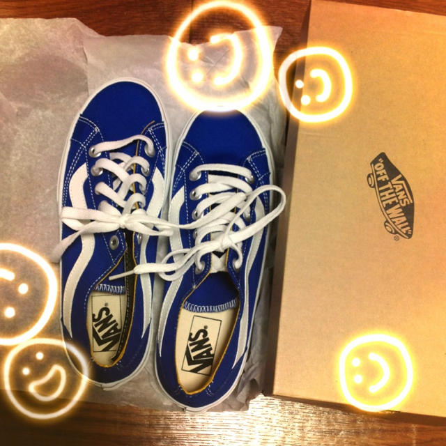 VANS(ヴァンズ)のVANS blue×yellow ☆ レディースの靴/シューズ(スニーカー)の商品写真