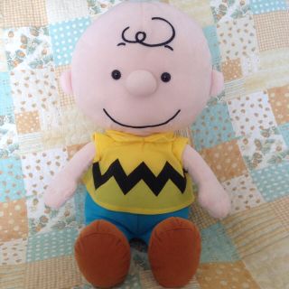 スヌーピー(SNOOPY)のスヌーピー♡チャーリーブラウンBIGぬいぐるみ♡新品(ぬいぐるみ)