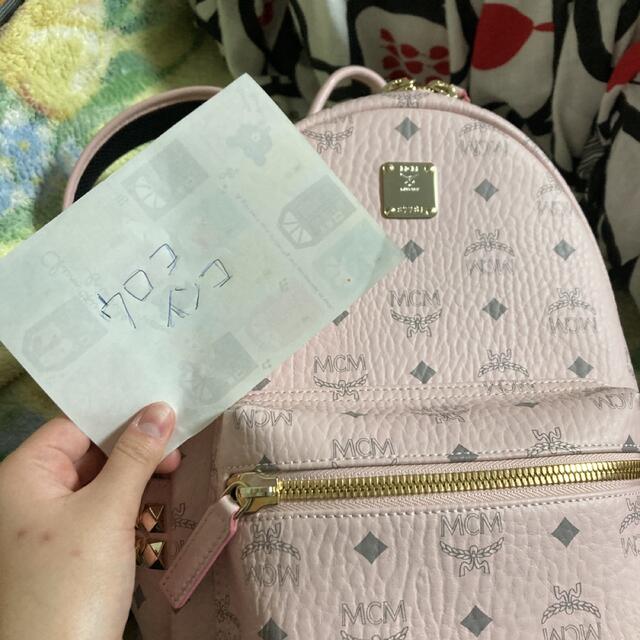 あちゃん専用!!!MCM ヴィセトスバックパック Sサイズ パウダーピンク-
