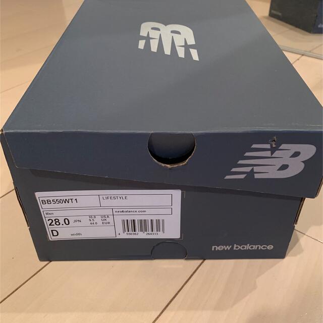 NEW BALANCE BB550WT1  28.0 2