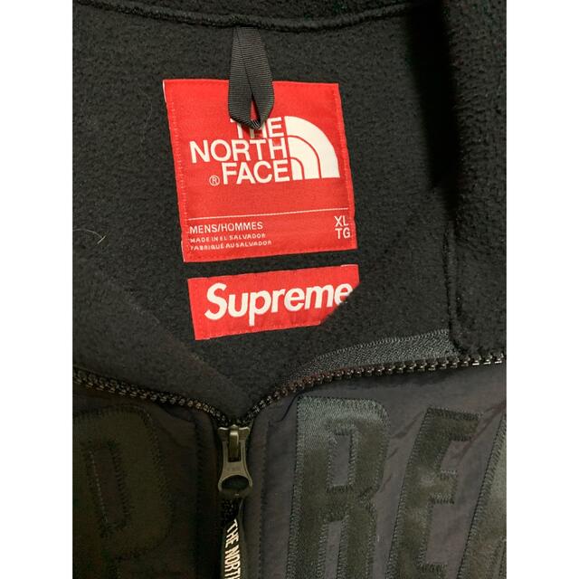 激レアXL！supreme×The North FaceアーチロゴDenali黒 3