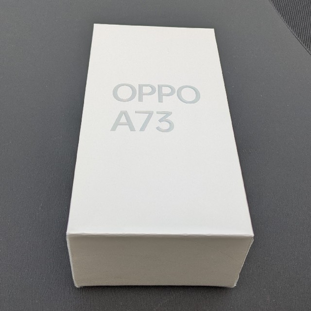 新品未開封　OPPO A73 モバイル版 simフリー ネービーブルー