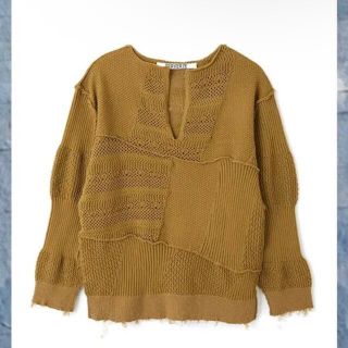 ビューティアンドユースユナイテッドアローズ(BEAUTY&YOUTH UNITED ARROWS)のperverze patch knit top(ニット/セーター)