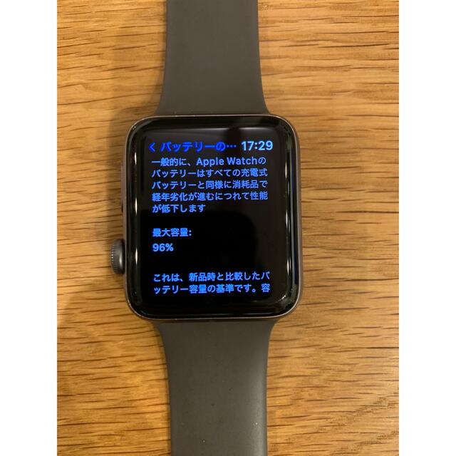 Apple Watch(アップルウォッチ)のApple Watch series3 42mm GPSモデル メンズの時計(腕時計(デジタル))の商品写真