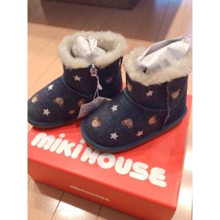 ミキハウス(mikihouse)のmikihouse  冬用　ブーツ　16センチ(ブーツ)