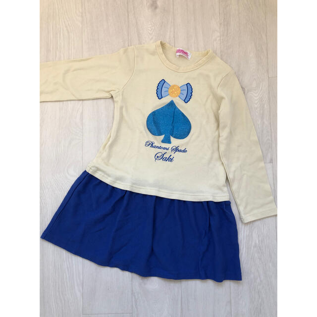 しまむら(シマムラ)の新品未使用　ファントミラージュ　サキ　ワンピース　 キッズ/ベビー/マタニティのキッズ服女の子用(90cm~)(ワンピース)の商品写真