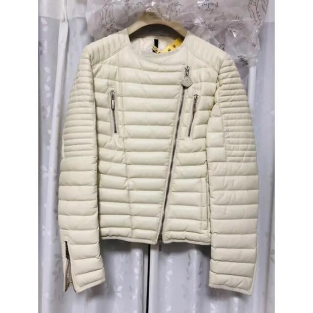 MONCLER - モンクレール　レザーダウンジャケット