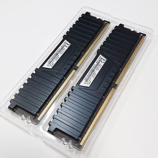 メモリ CORSAIR 16GB (8GBx2) DDR4-3200 #189 - PCパーツ