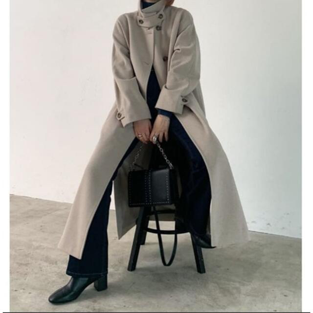 低価SALE PAGEBOY - PAGEBOY スタンドネックウールチェスターコートの