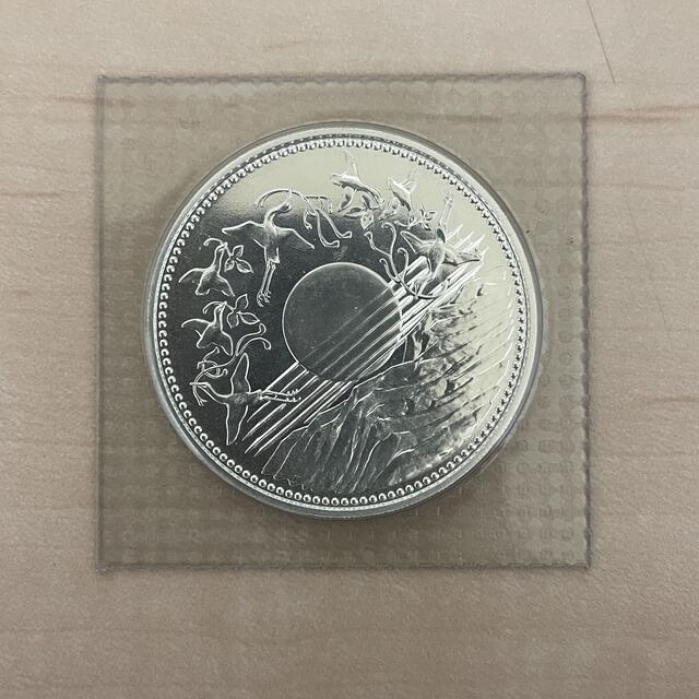 プルーフ硬貨 天皇陛下御在位60年記念 1万銀貨 - 貨幣