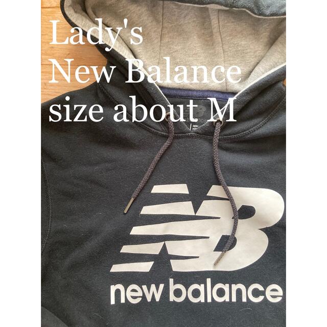 New Balance(ニューバランス)のNew Balance ニューバランス パーカー 黒 メンズ レディース レディースのトップス(パーカー)の商品写真