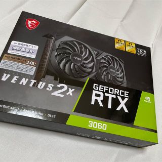 【新品未使用】GeForce RTX 3060 VENTUS 2X 12G OC(PCパーツ)