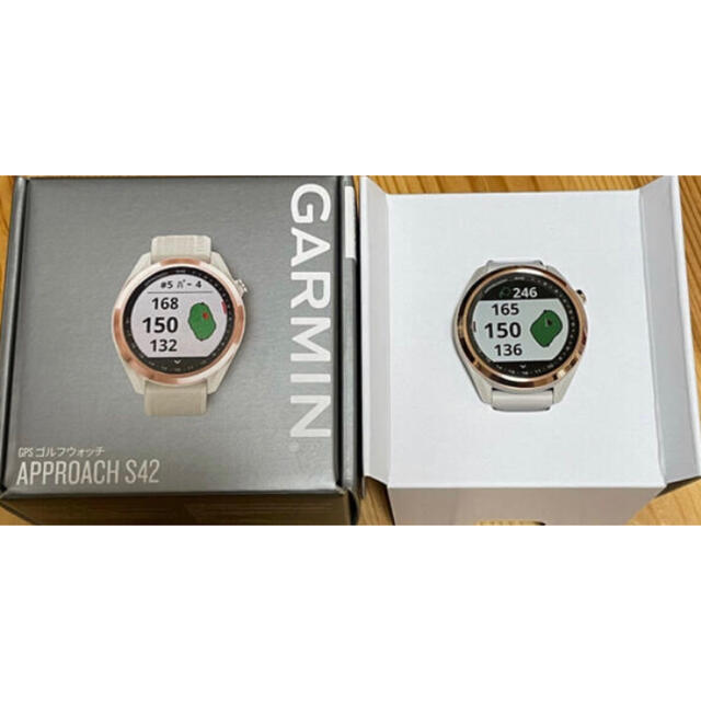 GARMIN(ガーミン)のガーミン Approach S42  LIGHT SAND/ROSE GOLD スポーツ/アウトドアのゴルフ(その他)の商品写真