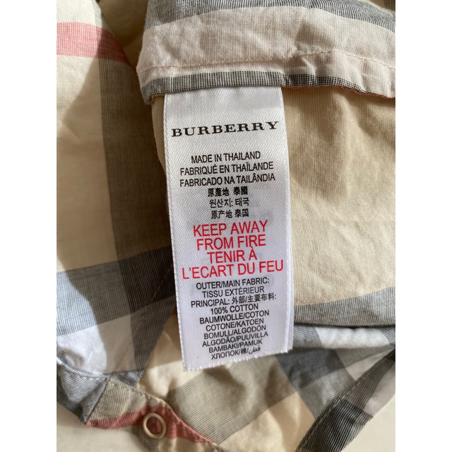 BURBERRY(バーバリー)のBurberry ロンパース キッズ/ベビー/マタニティのベビー服(~85cm)(ロンパース)の商品写真