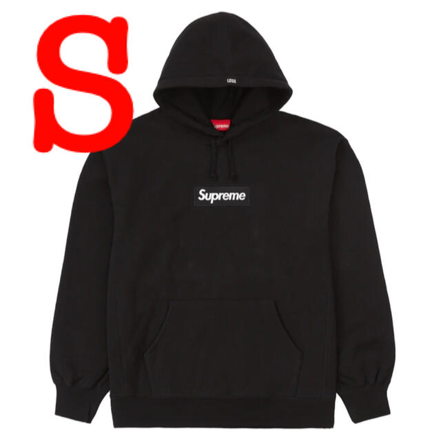 Supreme Box Logo Hooded Sweatshirt 黒 S