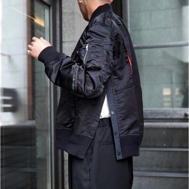 sacai(サカイ)のsacai  サカイ 21AW Nylon Twill Blouson メンズのジャケット/アウター(ミリタリージャケット)の商品写真