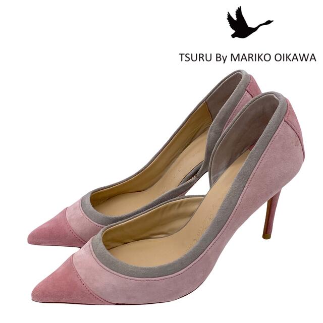 TSURU by Mariko Oikawa(ツルバイマリコオイカワ)の【美品】TsurubyMarikoOikawa ツルバイマリコ パンプス 24 レディースの靴/シューズ(ハイヒール/パンプス)の商品写真