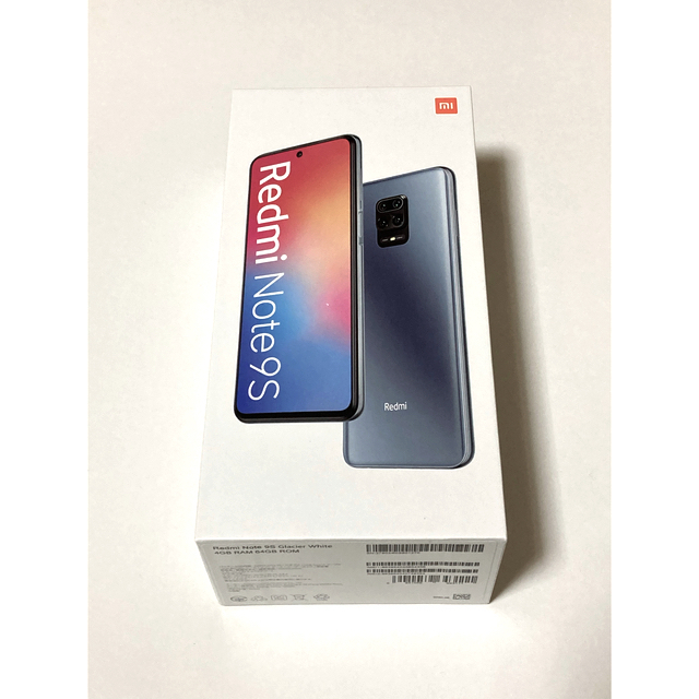 Xiaomi Redmi Note 9S  白 国内版 4GB RAM 64GB