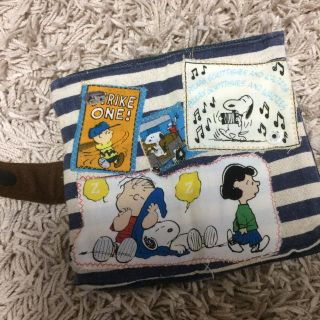 スヌーピー(SNOOPY)のハンドメイド  スヌーピー  iPhoneケース 手帳型 5S(モバイルケース/カバー)