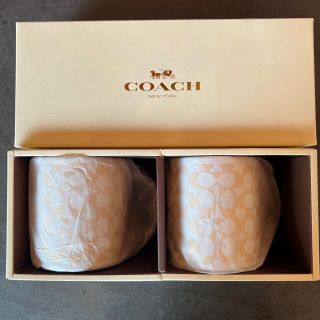 コーチ(COACH)のCOACH コーチ　マグカップ　ペア　ゴールド(グラス/カップ)