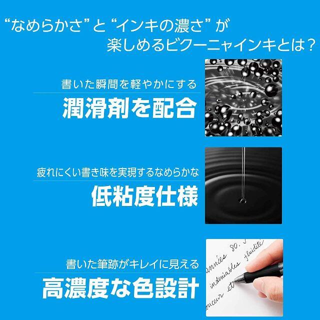 ぺんてる(ペンテル)のぺんてる ボールペン替芯 ビクーニャ 0.7mm XBXM7H-A 黒 10本 インテリア/住まい/日用品の文房具(ペン/マーカー)の商品写真