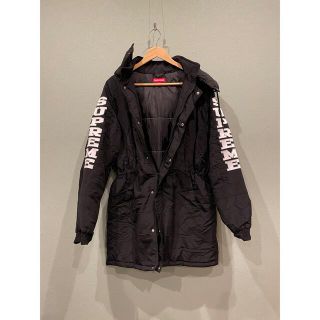 シュプリーム(Supreme)のsupreme sleeve logo sideline parka  美品　(ダウンジャケット)