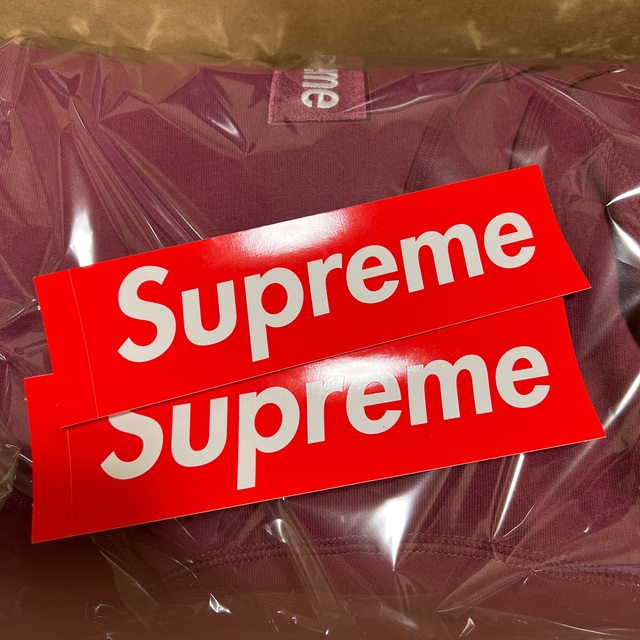 Supreme Box Logo Hooded Sweatshirt Plum - パーカー