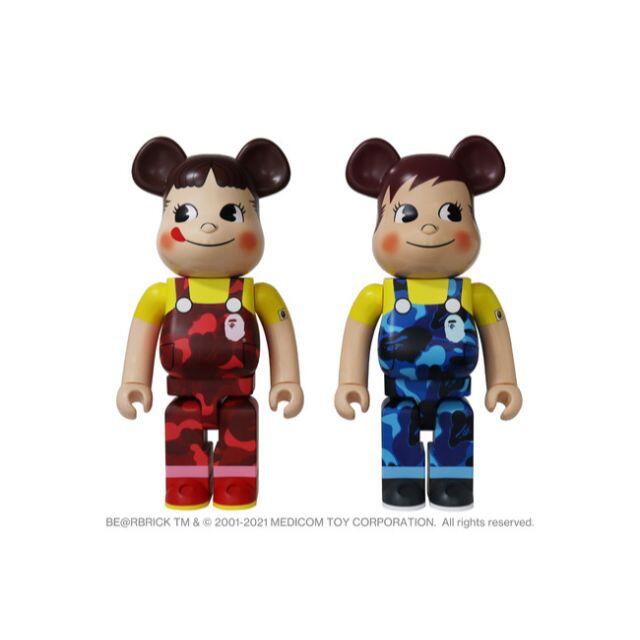 BE＠RBRICK BAPE(R) × ペコちゃん&ポコちゃん100％&400％の通販 by えべshop｜ラクマ