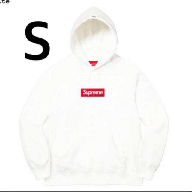 supreme Box Logo Hooded Sweatshirt white