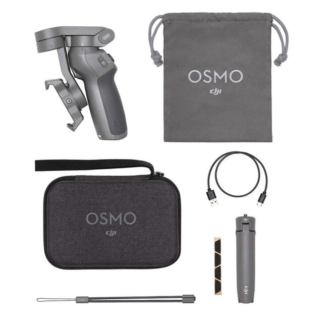 OSMOSIS(オズモーシス)のDJI Osmo Mobile 3 コンボ　美品　外箱あり スマホ/家電/カメラのスマホアクセサリー(自撮り棒)の商品写真