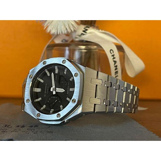 得価限定品 G-SHOCK GA-2100 2110 社外パーツ シルバー 腕時計の通販 by shop｜ラクマ 正規品