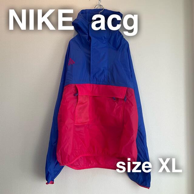 Vintage nike acg nylon halfzip jacket