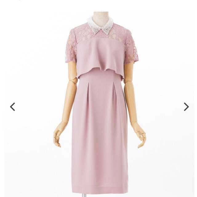グレースコンチネンタル　オーガン刺繍襟ドレスのサムネイル