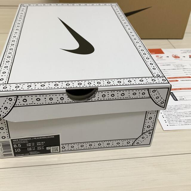 PEACEMINUSONE(ピースマイナスワン)の26.5cm PEACEMINUSONE × Nike Kwondo1 メンズの靴/シューズ(スニーカー)の商品写真