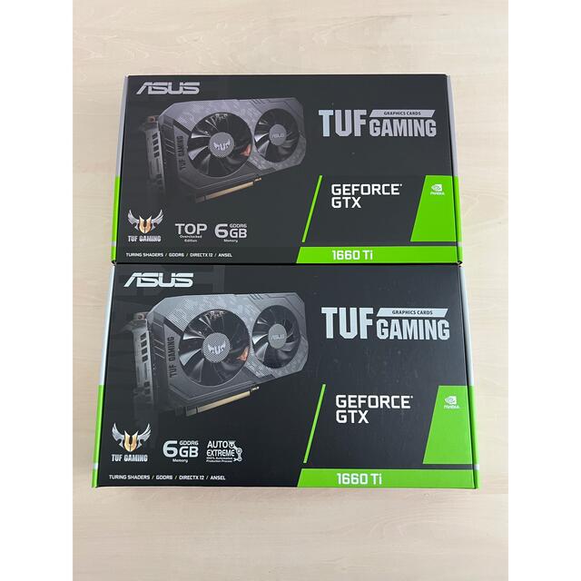 新品 ASUS TUF-GTX1660TI 2点セット