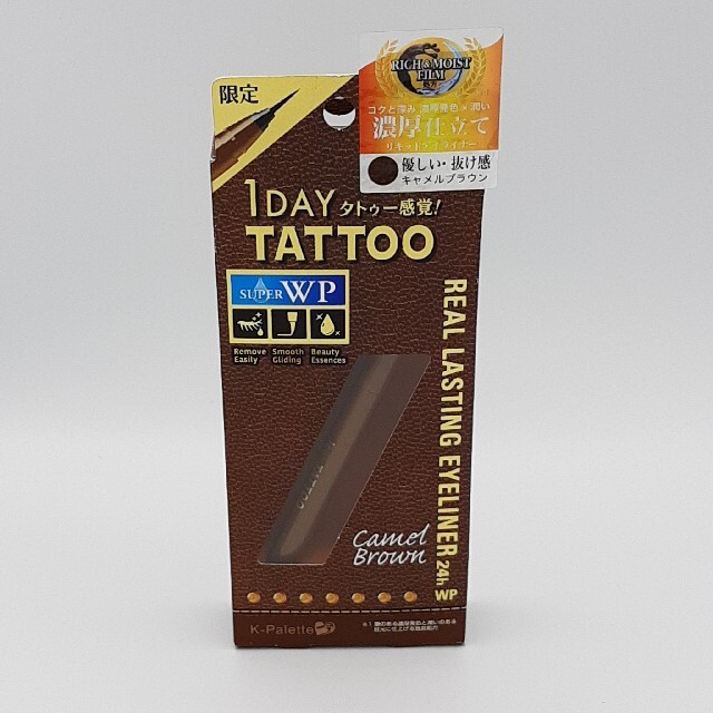 K-Palette(ケーパレット)のキャメルブラウン　リアルラスティングアイライナー　 TATTOO コスメ/美容のベースメイク/化粧品(アイライナー)の商品写真