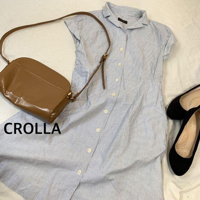 CROLLA(クローラ)のCROLLA 綺麗めトレンド 半袖 レディースワンピース レディースのワンピース(ひざ丈ワンピース)の商品写真