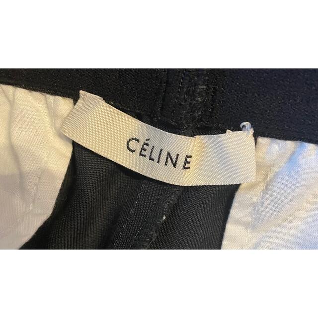 CEFINE(セフィーヌ)のOran様専用CELINE ロゴパンツ　フィービー 36 ネイビー レディースのパンツ(カジュアルパンツ)の商品写真