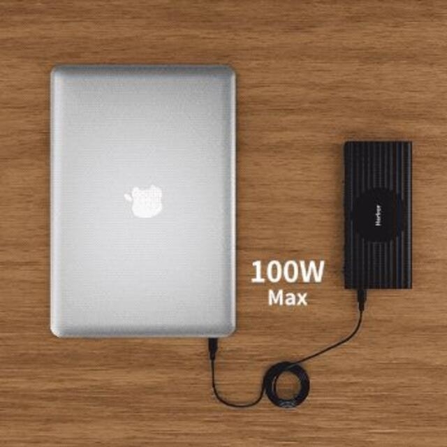 PD 100W 26Ah　高速大容量モバイルバッテリー　充電器付き　新品　未開封スマホ/家電/カメラ