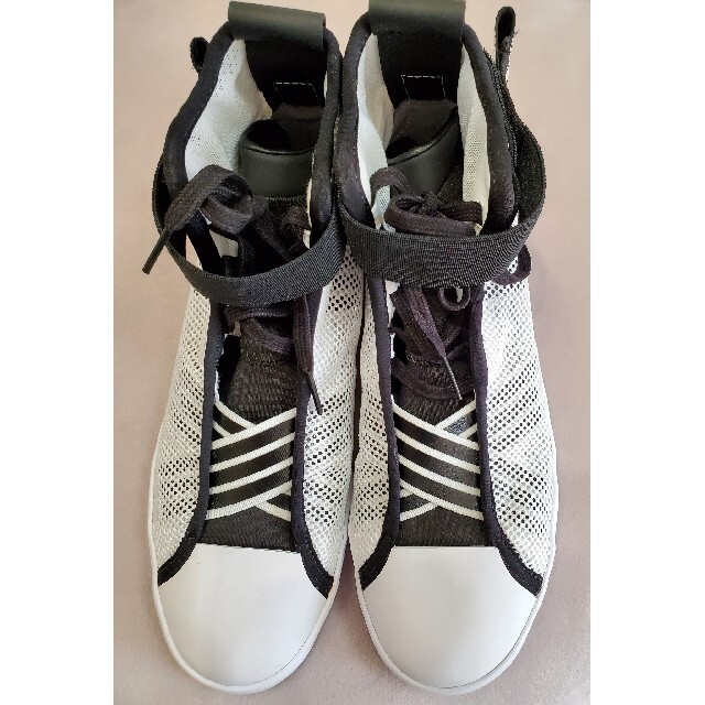 Y-3(ワイスリー)のY-3(LOOP COURT HI)ハイカットスニーカーメッシュ24cm レディースの靴/シューズ(スニーカー)の商品写真