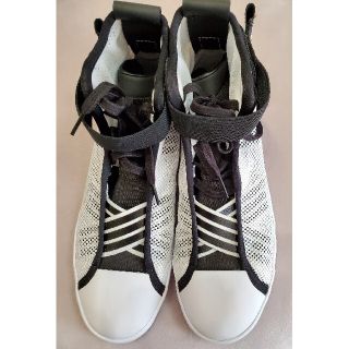 ワイスリー(Y-3)のY-3(LOOP COURT HI)ハイカットスニーカーメッシュ24cm(スニーカー)