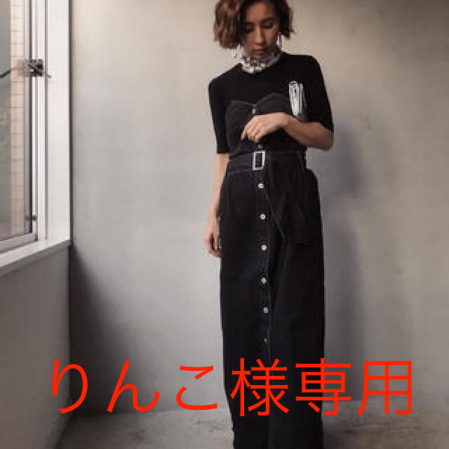 ラック Ameri VINTAGE - ameri vintage デニムベアトップワンピースの ...
