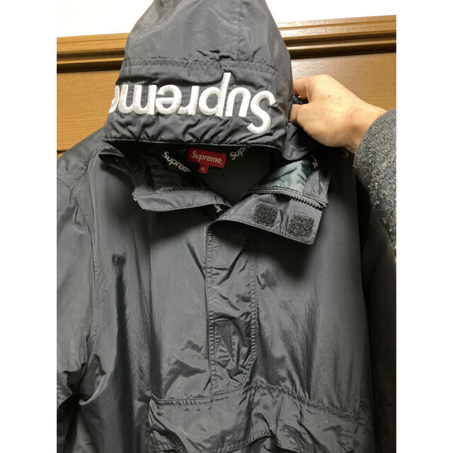 Supreme - supreme Hooded Logo Half Zip Pullover の通販 by My's ...