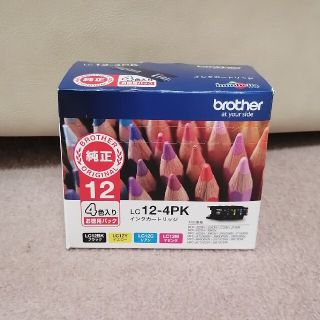 ブラザー(brother)のbrother インクカートリッジ LC12-4PK 4色(その他)