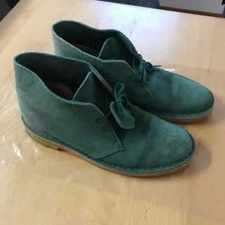 シュプリーム(Supreme)のClarks Orijinals for　supreme　デザートブーツ　緑43(ドレス/ビジネス)