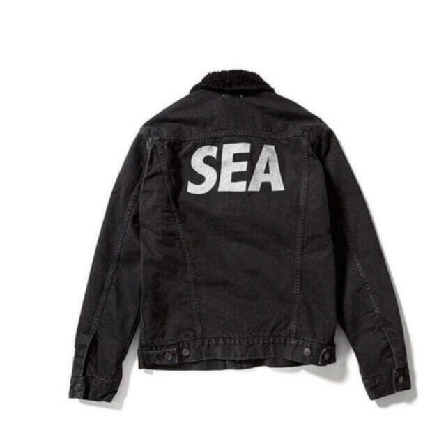 WIND AND SEA × MINE DENIM Denim Boa GJKTGジャン/デニムジャケット